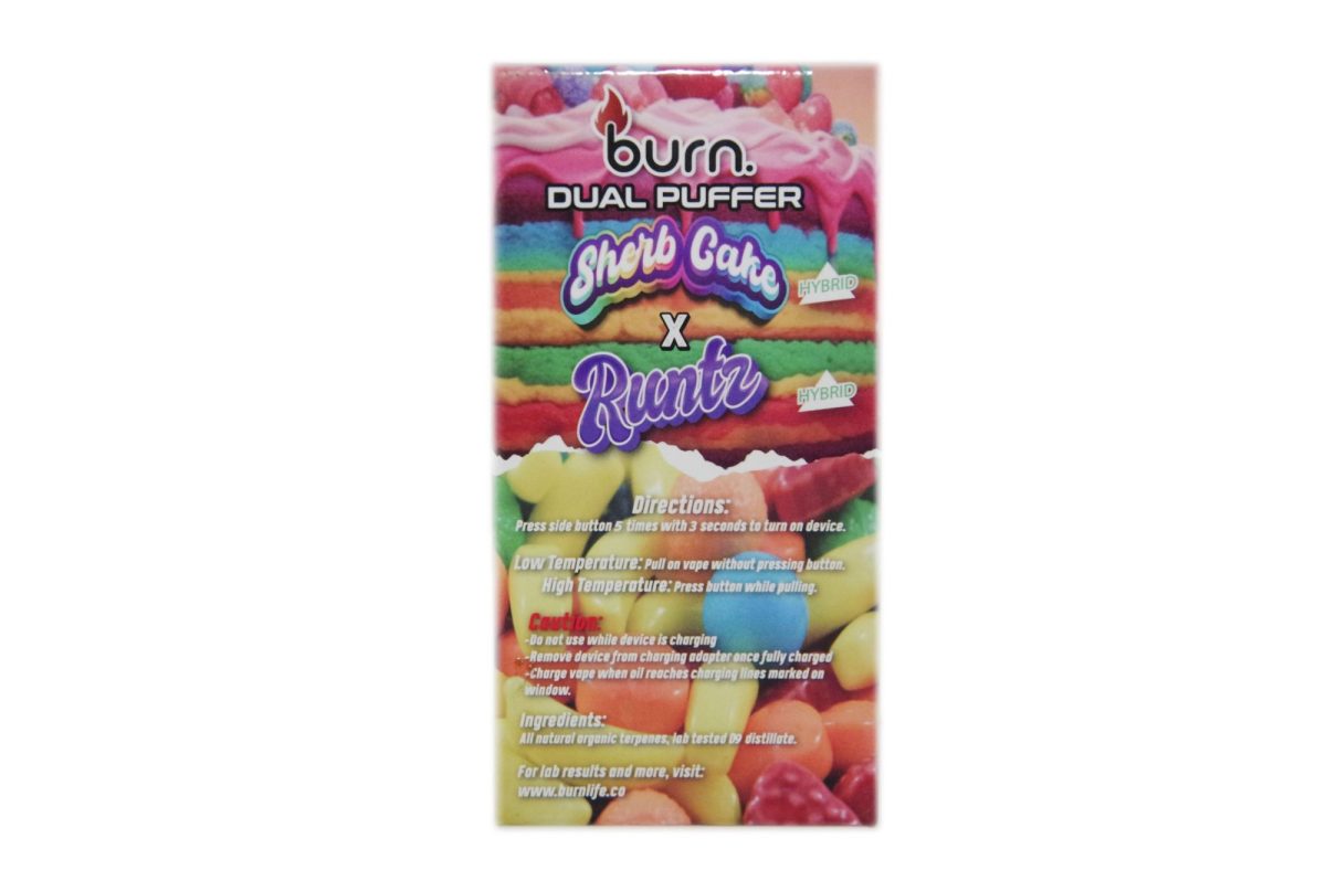 Buy Burn Extracts - Duel 3 Gram Puffer – Sherb Cake x Runtz (3 Grams + 3 Gram) at MMJ Express Online Shop