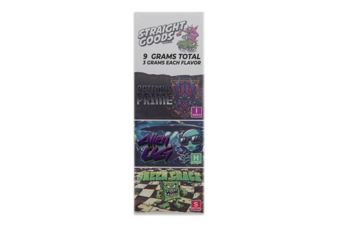 Buy Straight Goods - Triple Chamber Vape - Optimus Prime + Alien OG + Green Crack (3 Grams + 3 Grams + 3 Gram) at MMJ Express Online Shop