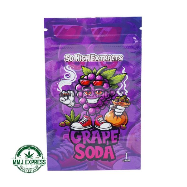 Buy So High Extracts Premium Shatter – Grape Soda at MMJ Express Online Shop