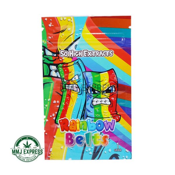 Buy So High Extracts Premium Shatter – Rainbow Belts at MMJ Express Online Shop