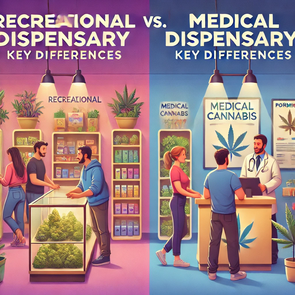 Recreational vs. Medical Dispensary Key Differences