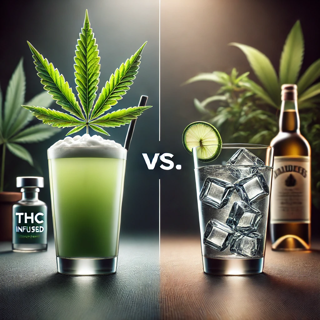 Why Choose Drinks with THC Over Alcohol