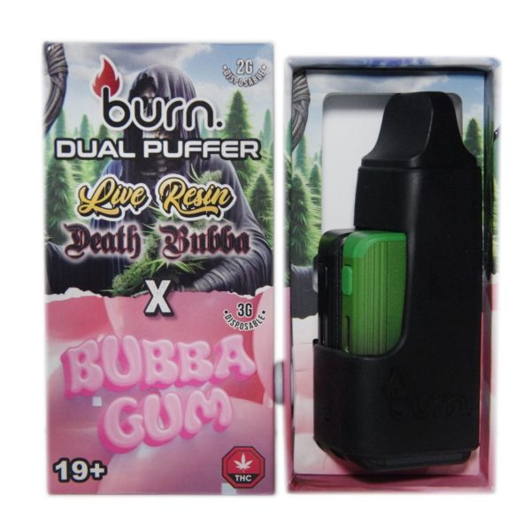 Buy Burn Extracts - Duel Puffer – Live Resin Death Bubba x Bubba Gum (2 Grams + 3 Gram) at MMJ Express Online Shop