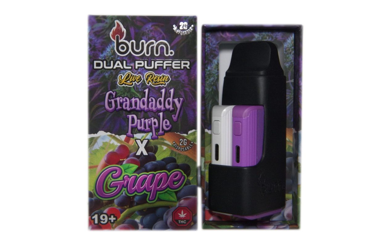 Buy Burn Extracts - Duel Puffer – Live Resin Grandaddy Purple x Grape (2 Grams + 3 Gram) at MMJ Express Online Shop