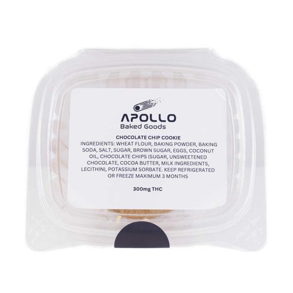 Buy Apollo Baked Goods - Chocolate Chip Cookies - 300mg THC at MMJ Express Online Shop