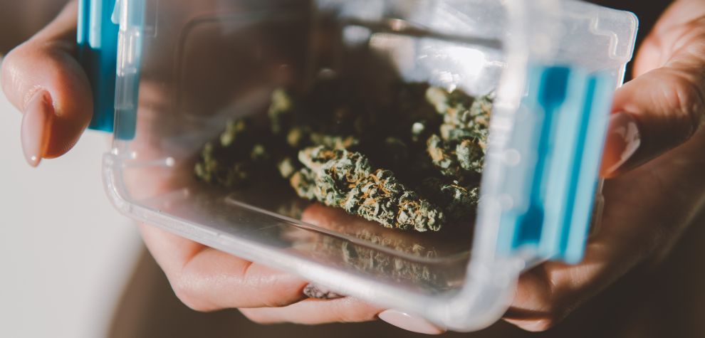The Cannabis Act only allows you to carry a specific amount of cannabis when in public or at your private residence.