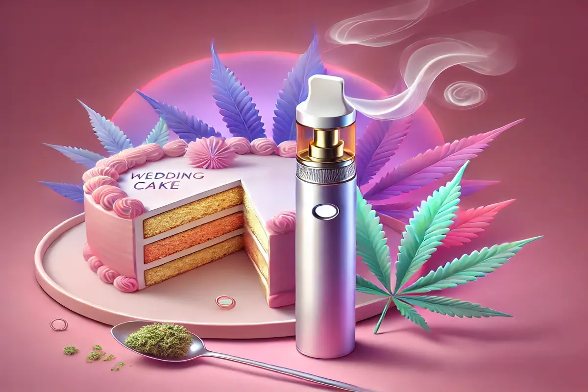 Slice Into Bliss Wedding Cake Strain Now in Vape Form