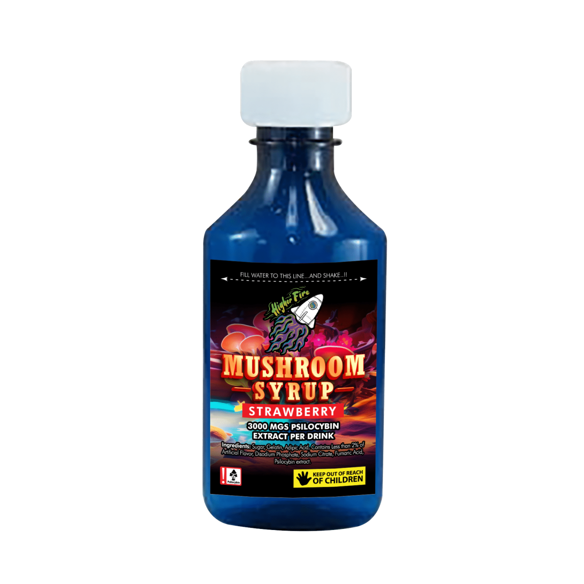 Buy Higher Fire Extracts – Mushroom Syrup - Strawberry 3000mg Psilocybin at MMJ Express Online Shop
