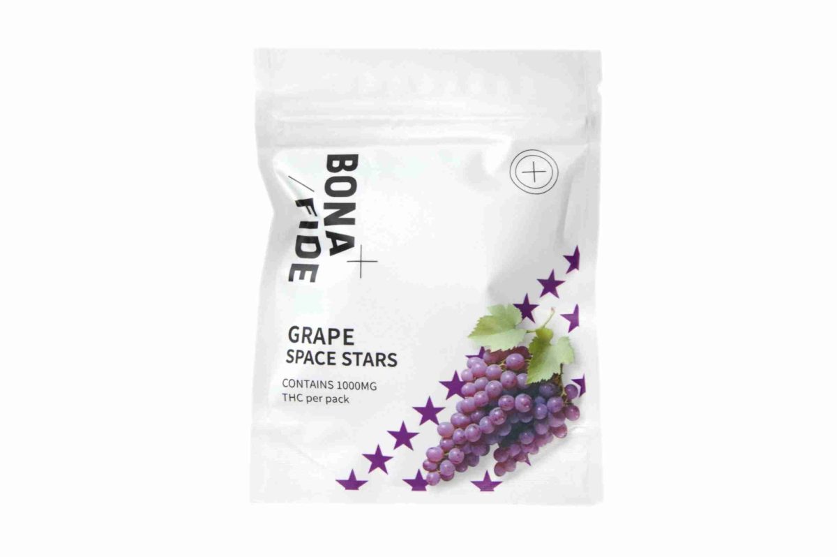 Buy Bonafide – Space Stars - Grape 1000mg THC at MMJ Express Online Shop