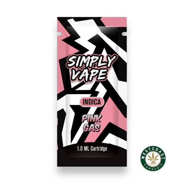 Buy Simply Vapes – THC Cartridge – Pink Gas – 1ML at MMJ Express Online Shop
