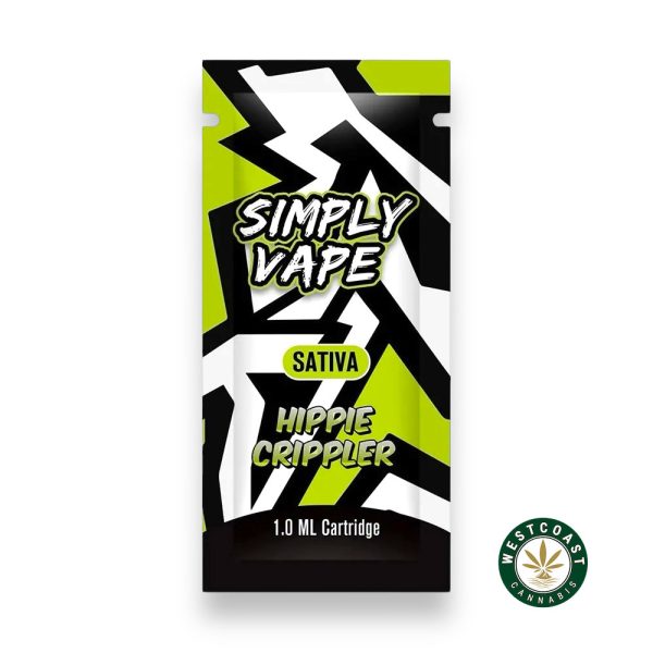 Buy Simply Vapes – THC Cartridge – Hippie Crippler – 1ML at MMJ Express Online Shop