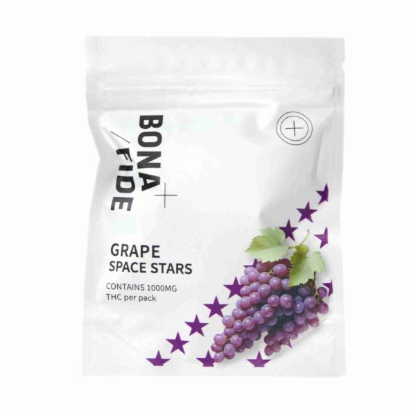 Buy Bonafide – Space Stars - Grape 1000mg THC at MMJ Express Online Shop