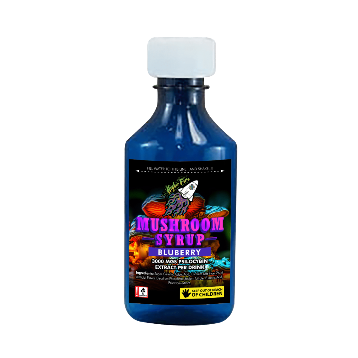 Buy Higher Fire Extracts – Mushroom Syrup - Blueberry 3000mg Psilocybin at MMJ Express Online Shop