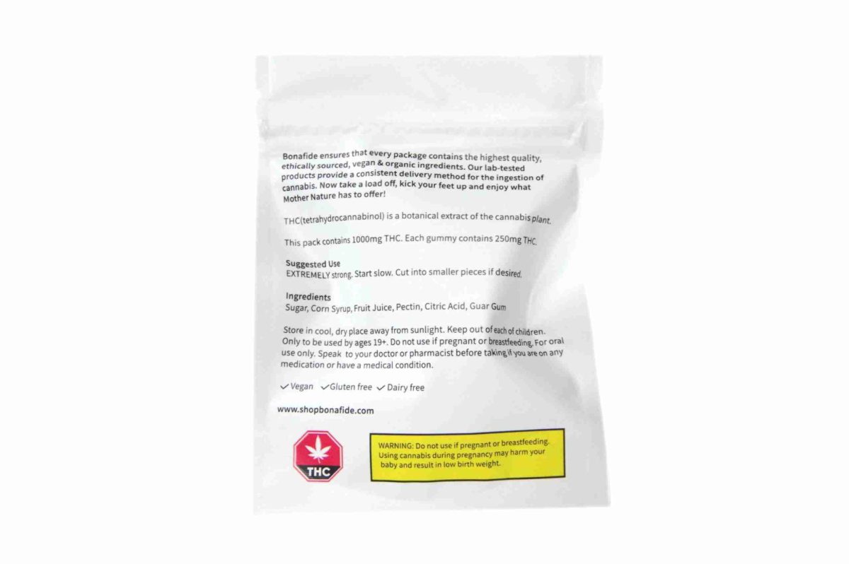 Buy Bonafide – Space Stars - Grape 1000mg THC at MMJ Express Online Shop