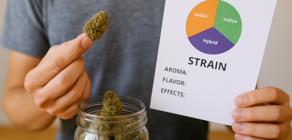 Representing how to choose the right sativa pot strains for desired effects