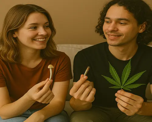 Lifestyle & Social Use Shrooms vs Weed for Beginners