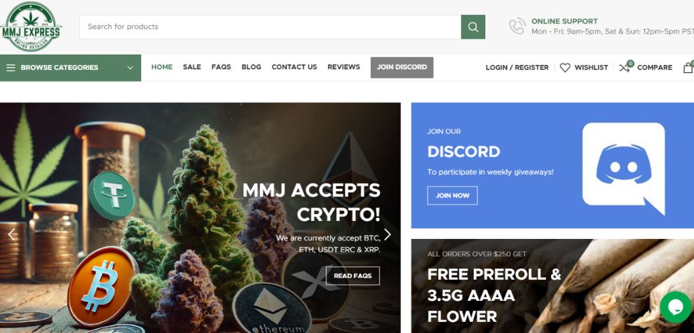 MMJExpress is one of the reputable online pot stores in Canada, known for stocking the most premium pot in Vancouver, BC.