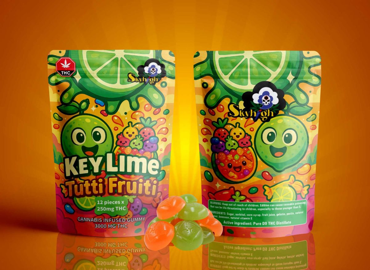 Buy Sky High Edibles - Key Lime + Tutti Frutti Gummy 3000mg THC at MMJ Express Online Shop