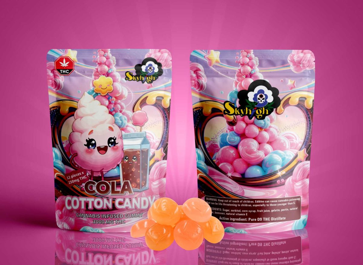 Buy Sky High Edibles - Cola + Cotton Candy Gummy 3000mg THC at MMJ Express Online Shop