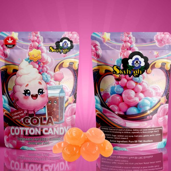 Buy Sky High Edibles - Cola + Cotton Candy Gummy 3000mg THC at MMJ Express Online Shop