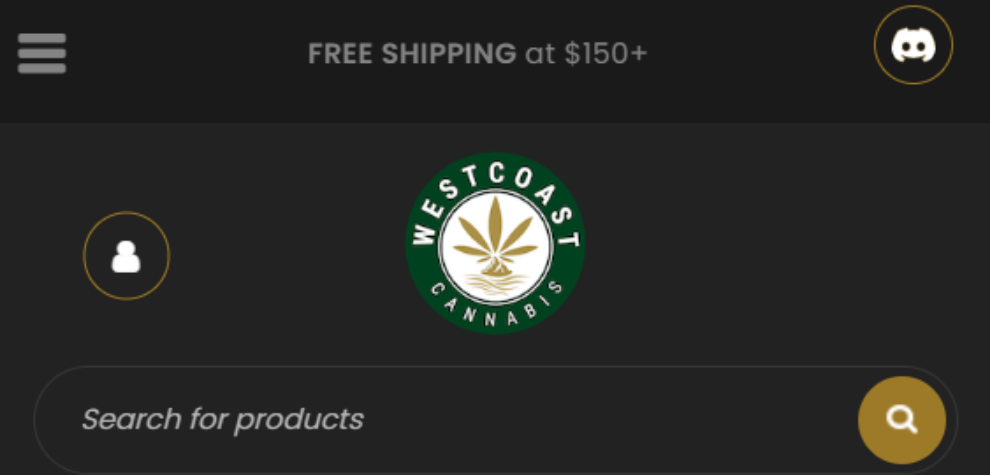 West Coast Cannabis website Homepage