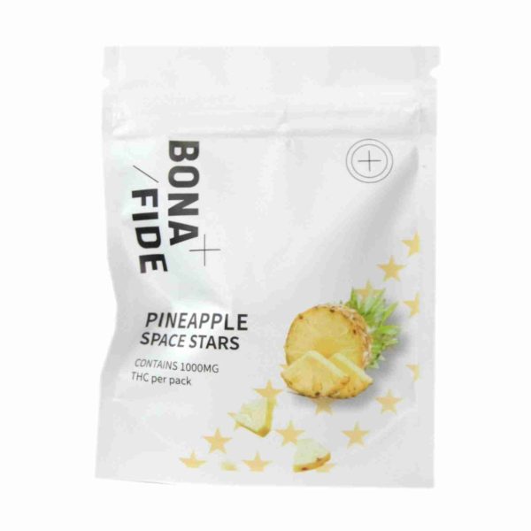 Buy Bonafide – Space Stars - Pineapple 1000mg THC at MMJ Express Online Shop