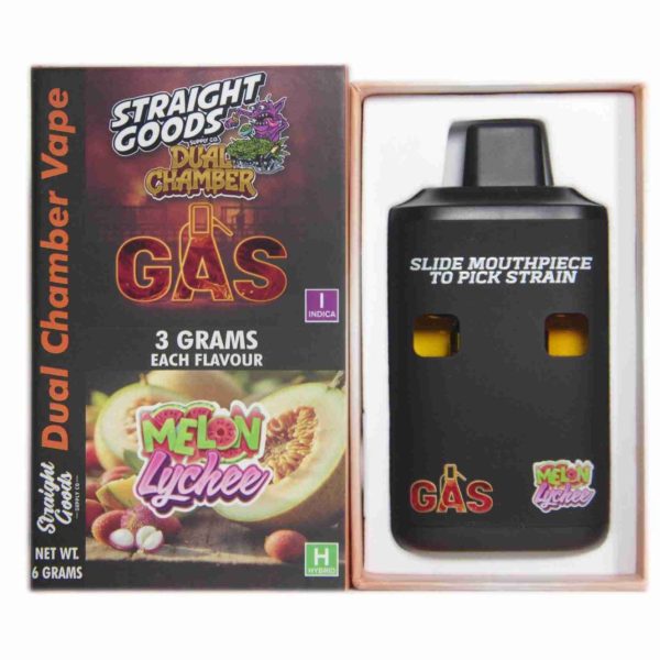 Buy Straight Goods - Dual Chamber Vape - Gas + Melon Lychee (3 Grams + 3 Grams) at MMJ Express Online Shop