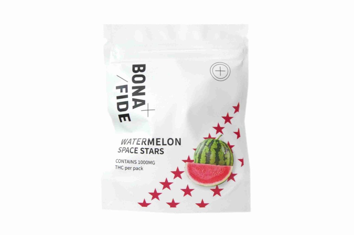 Buy Bonafide – Space Stars - Watermelon 1000mg THC at MMJ Express Online Shop