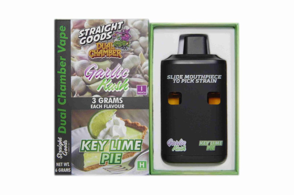 Buy Straight Goods - Dual Chamber Vape - Garlic Kush + Key Lime Pie (3 Grams + 3 Grams) at MMJ Express Online Shop