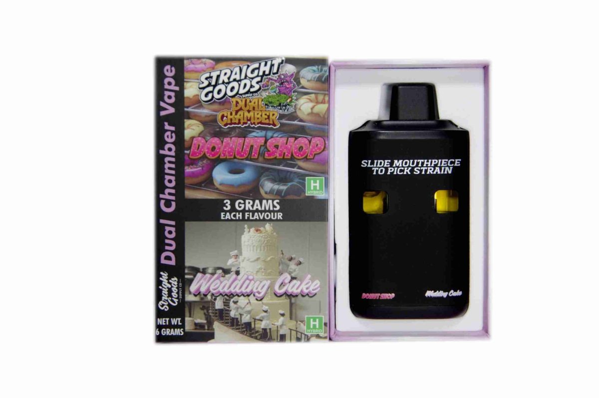 Buy Straight Goods - Dual Chamber Vape - Donut Shop + Wedding Cake (3 Grams + 3 Grams) at MMJ Express Online Shop