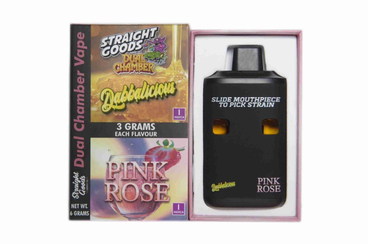 Buy Straight Goods - Dual Chamber Vape - Dabbalicious + Pink Rose (3 Grams + 3 Grams) at MMJ Express Online Shop