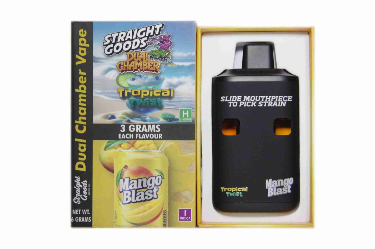 Buy Straight Goods - Dual Chamber Vape - Tropical Twist + Mango Blast (3 Grams + 3 Grams) at MMJ Express Online Shop