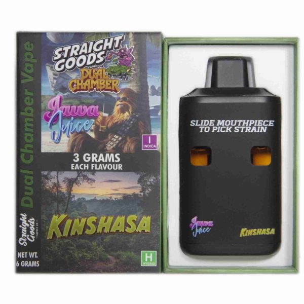 Buy Straight Goods - Dual Chamber Vape - Jawa Juice + Kinsasha (3 Grams + 3 Grams) at MMJ Express Online Shop