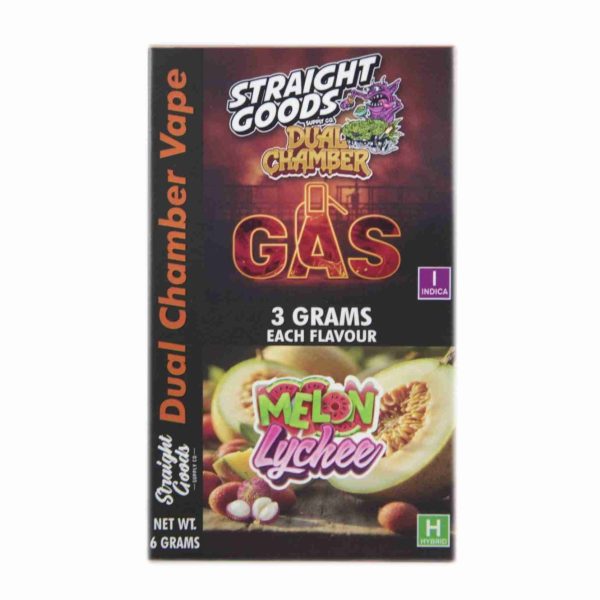 Buy Straight Goods - Dual Chamber Vape - Gas + Melon Lychee (3 Grams + 3 Grams) at MMJ Express Online Shop