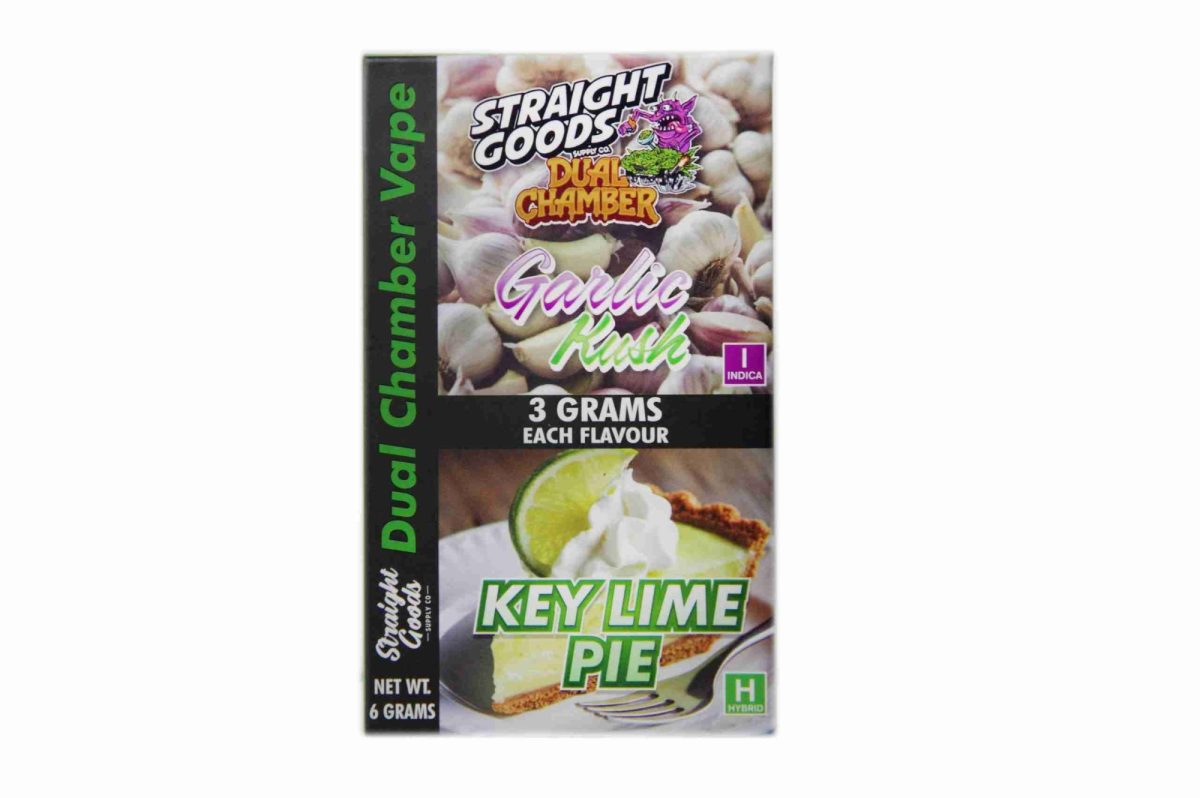 Buy Straight Goods - Dual Chamber Vape - Garlic Kush + Key Lime Pie (3 Grams + 3 Grams) at MMJ Express Online Shop