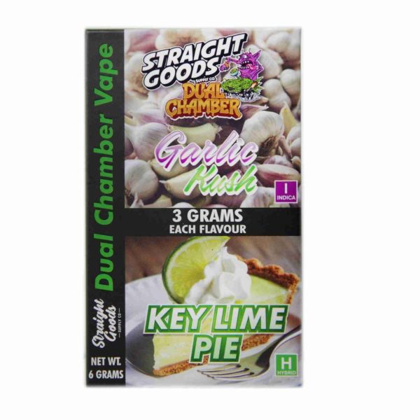 Buy Straight Goods - Dual Chamber Vape - Garlic Kush + Key Lime Pie (3 Grams + 3 Grams) at MMJ Express Online Shop