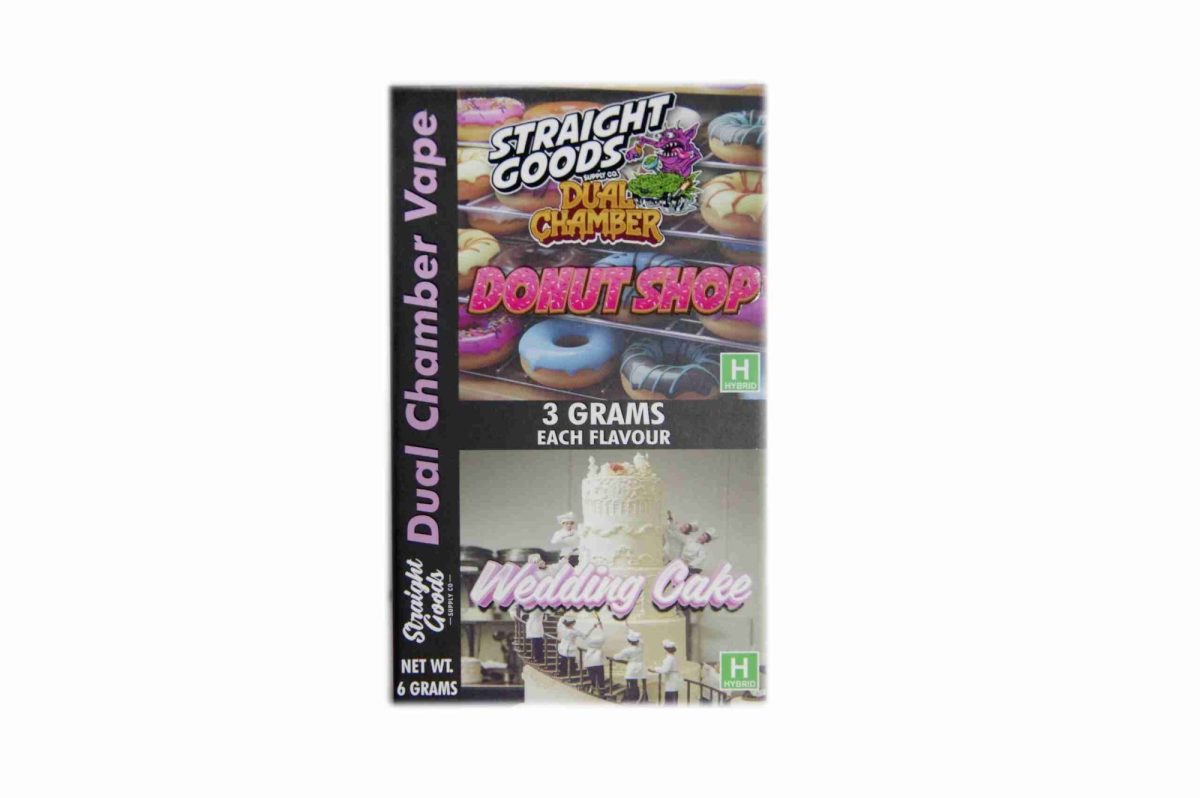 Buy Straight Goods - Dual Chamber Vape - Donut Shop + Wedding Cake (3 Grams + 3 Grams) at MMJ Express Online Shop