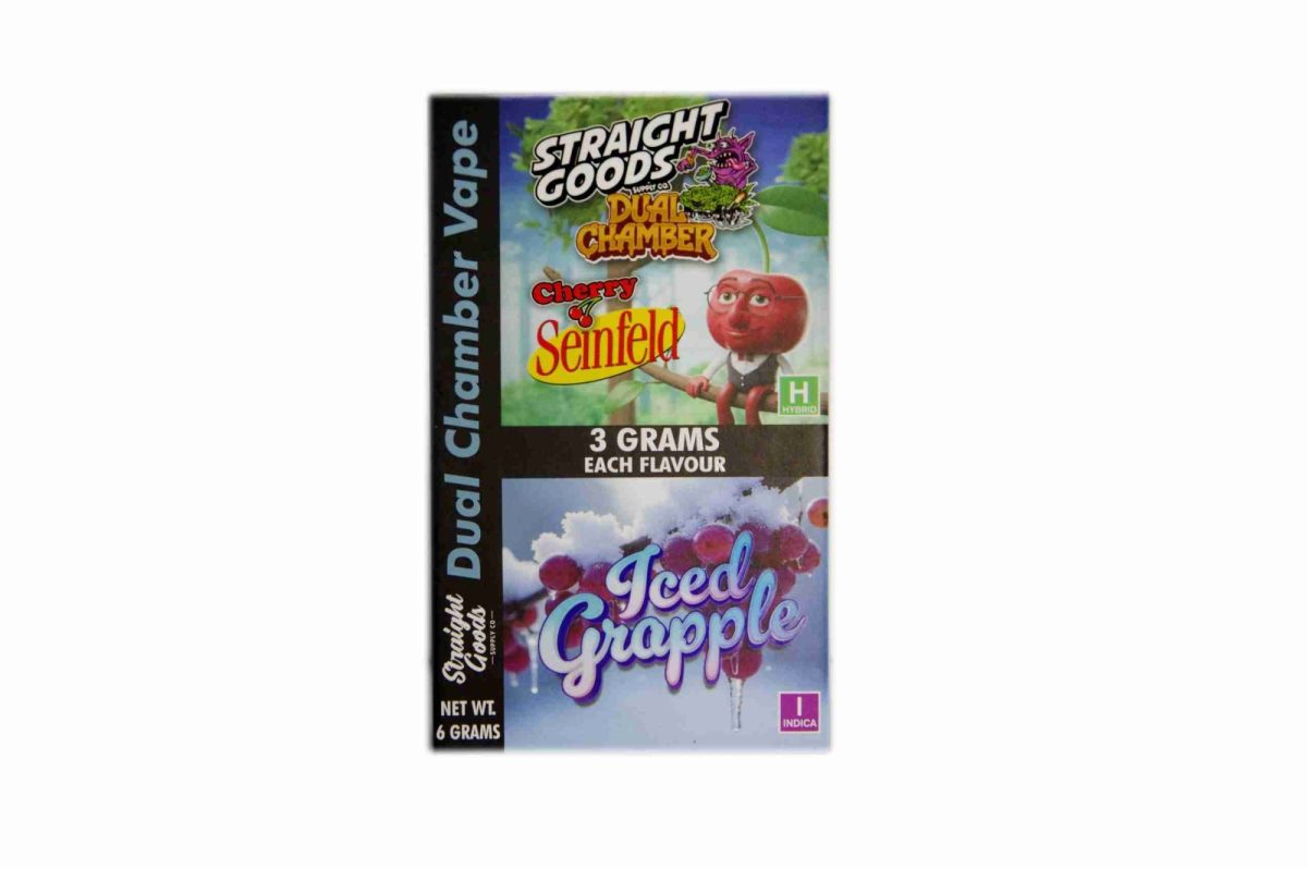 Buy Straight Goods - Dual Chamber Vape - Cherry Seinfeld + Iced Grapple (3 Grams + 3 Grams) at MMJ Express Online Shop