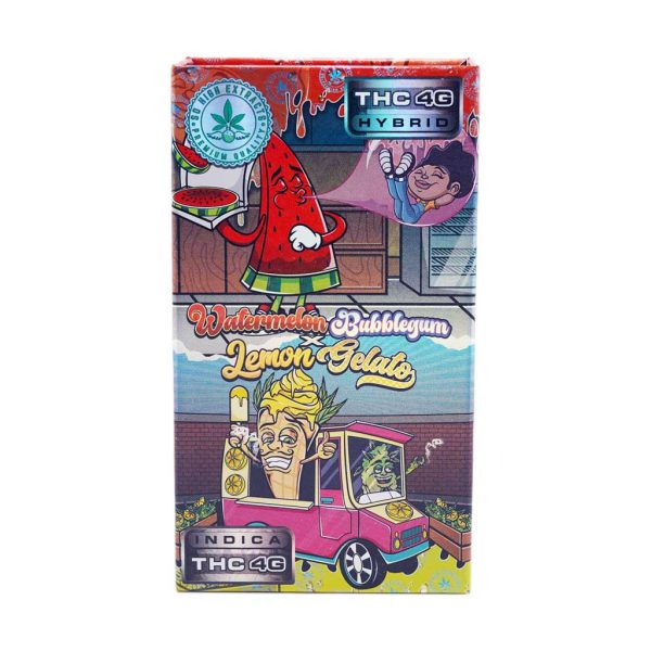 Buy So High Extracts - Dual Chamber Pen - Watermelon Bubblegum + Lemon Gelato (4 Grams + 4 Grams) at MMJ Express Online Shop
