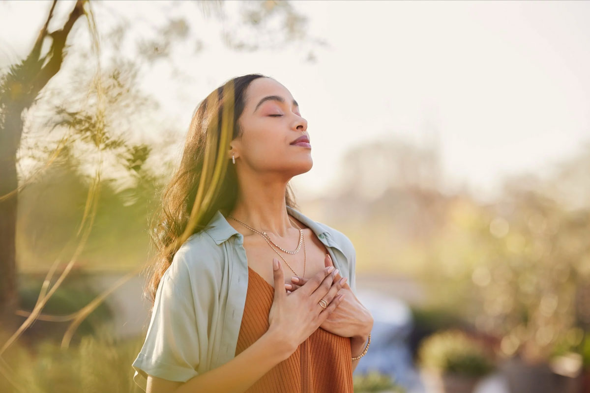 Take Deep Breaths to prevent weed shakes