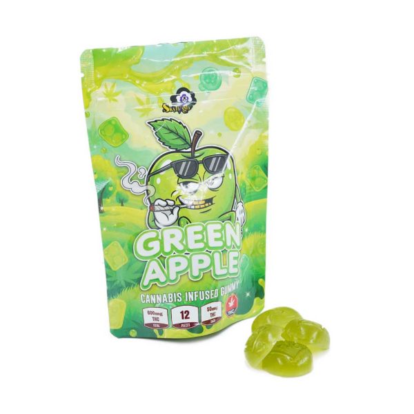 Buy Sky High Edibles - Green Apple Gummy 600mg THC at MMJ Express Online Shop