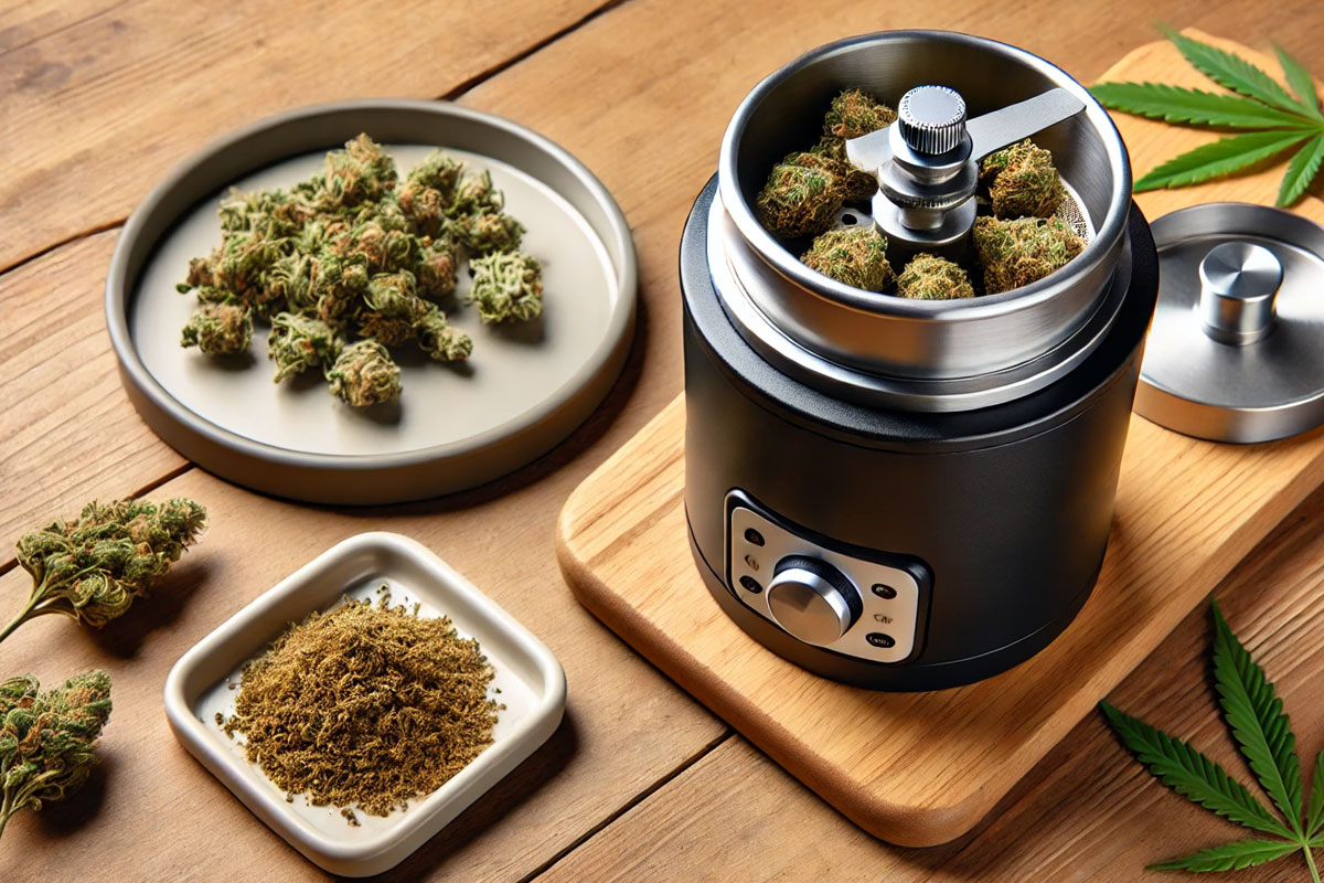 Ways to Grind Weed Without a Grinder - using coffee grinder