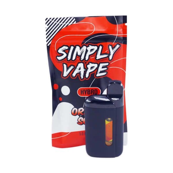 Buy Simply Vapes – THC Disposable Pen – Orange Soda – 5ML at MMJ Express Online Shop
