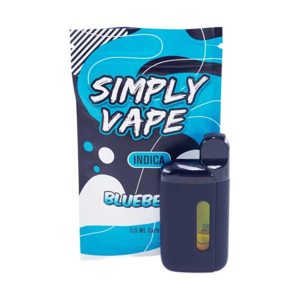 Buy Simply Vapes – THC Disposable Pen – Blueberry – 5ML at MMJ Express Online Shop