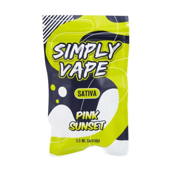 Buy Simply Vapes – THC Disposable Pen – Pink Sunset – 5ML at MMJ Express Online Shop