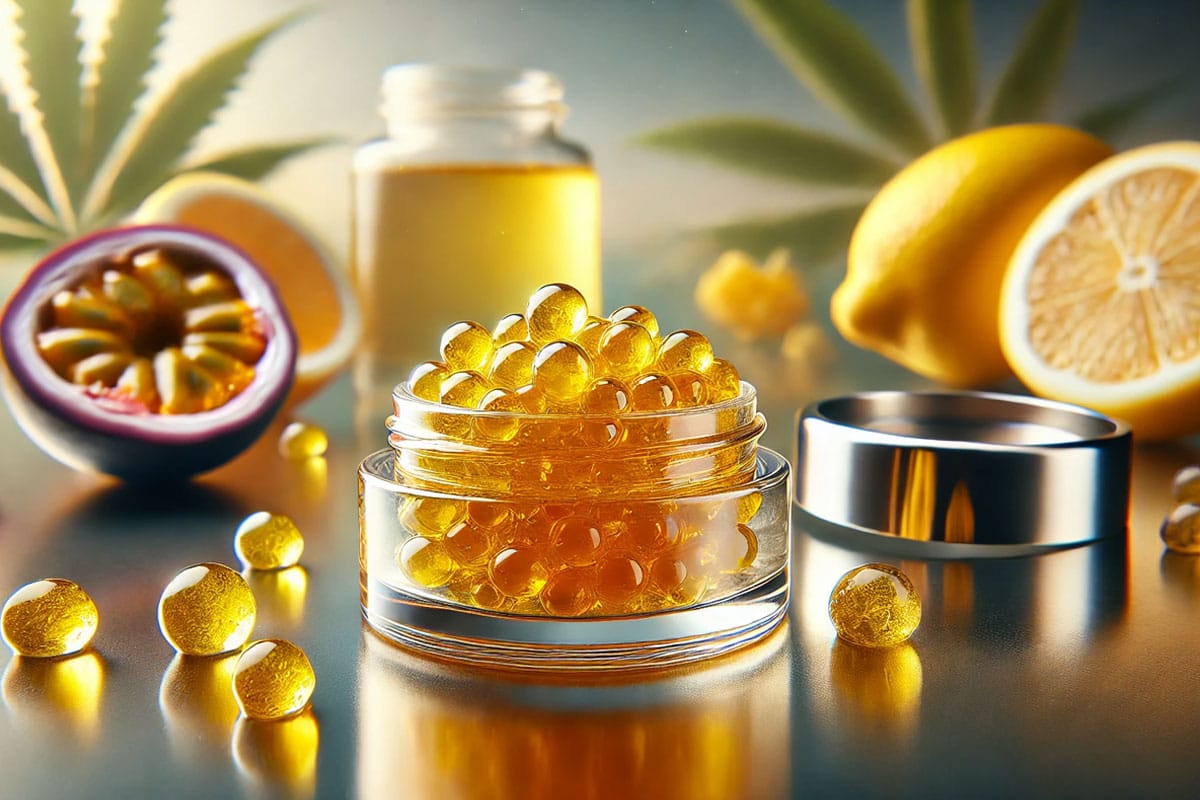 Passionfruit Lemonade Caviar