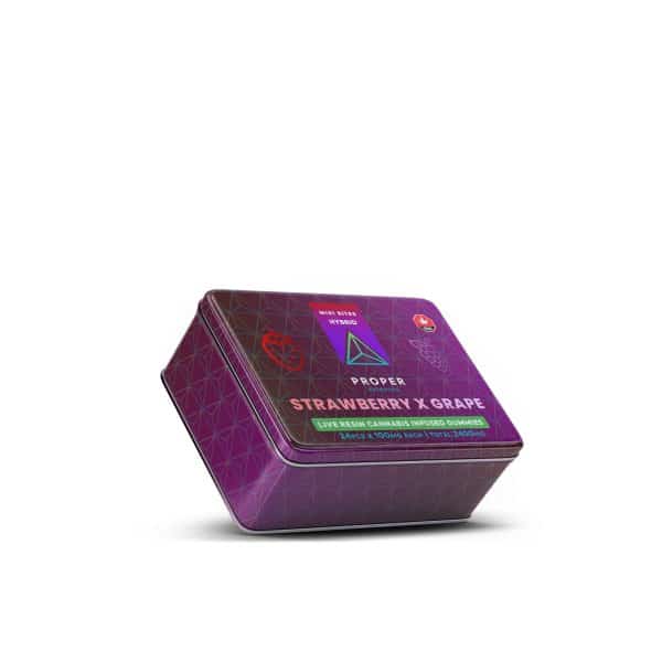 Buy Proper Extracts Edibles - Strawberry & Grape Mini Bites 2400mg THC at MMJ Express Online Shop