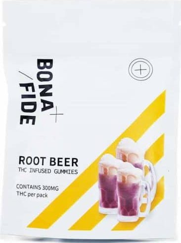 Buy Bonafide – Root Beer Gummies 300mg THC (Indica) at MMJ Express Online Shop