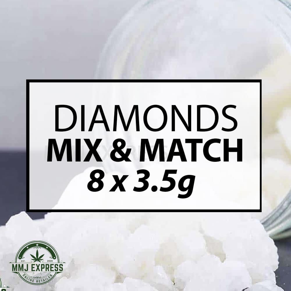 mmj mnm diamonds xg Buy Mix and Match 28G: 8x 3.5G of your favourite Diamonds of choice at MMJ Express Online Shop
