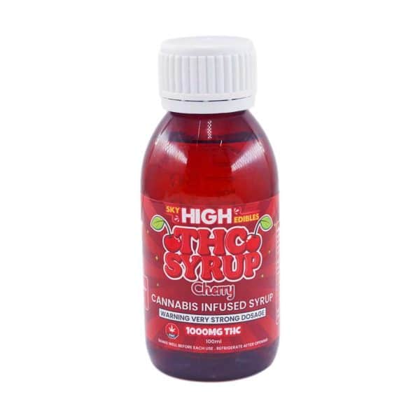 Buy Sky High Syrup - Cherry 1000mg THC at MMJ Express Online Shop